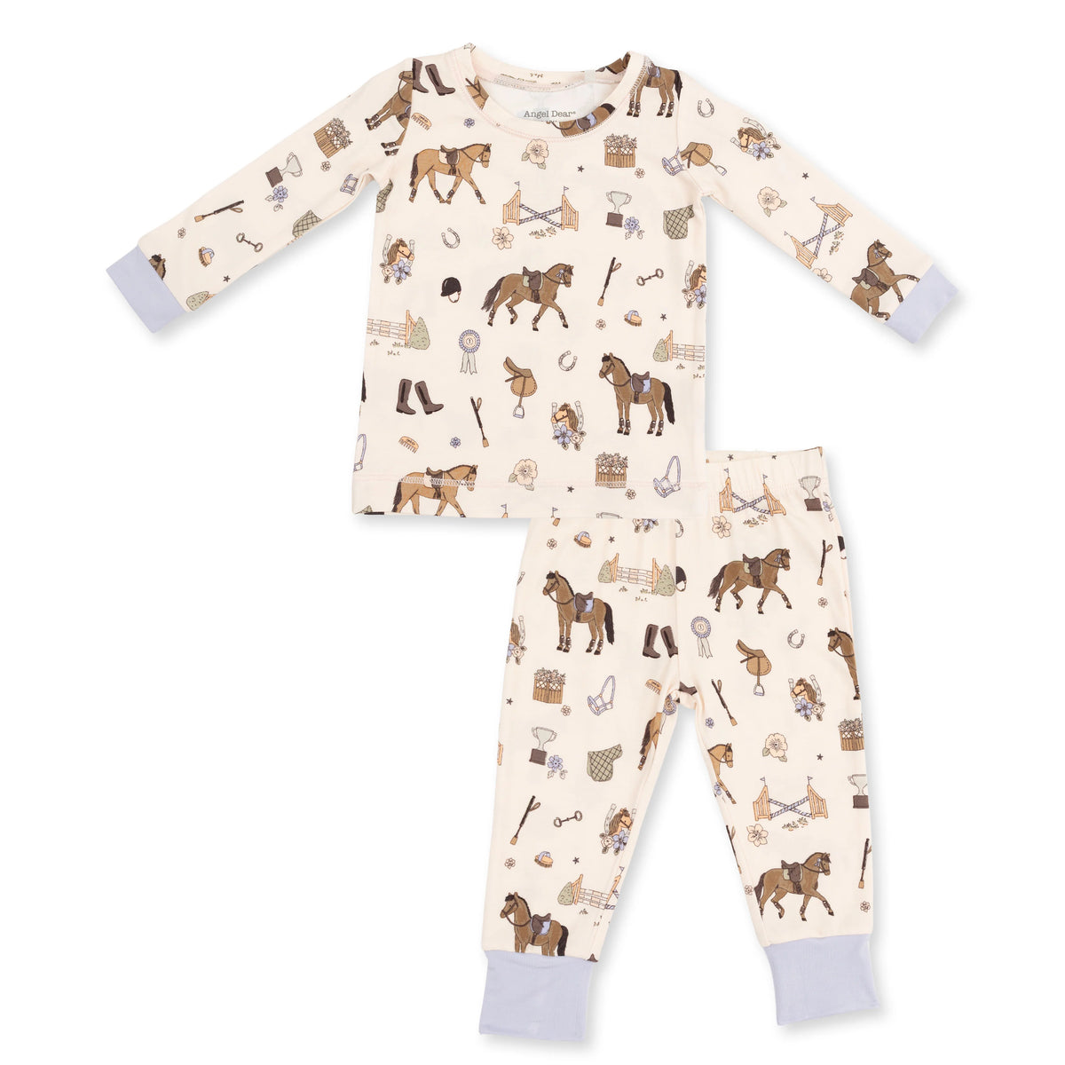 Pretty Equestrian Long Sleeve Loungewear Set