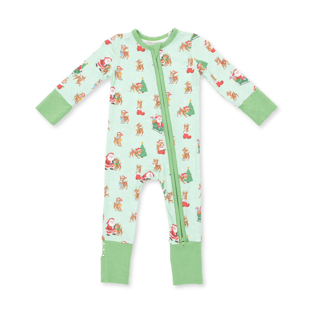 Vintage Reindeer & Santa Uni Convertible Romper