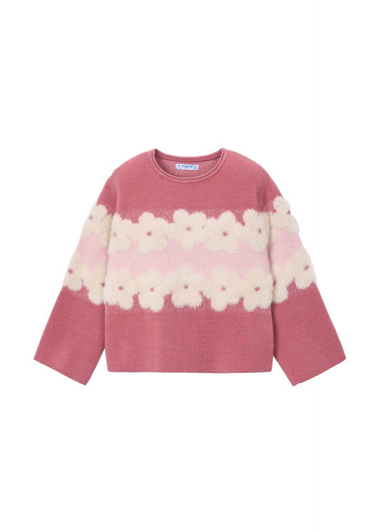 Floral Sweater Pink