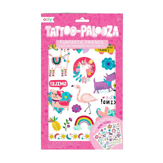 Tattoo Palooza: Glitter Temporary Tattoos - Funtastic Friends