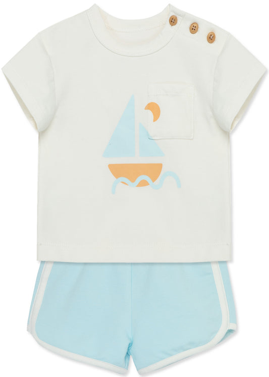 Sail Away 2-Piece Short Set