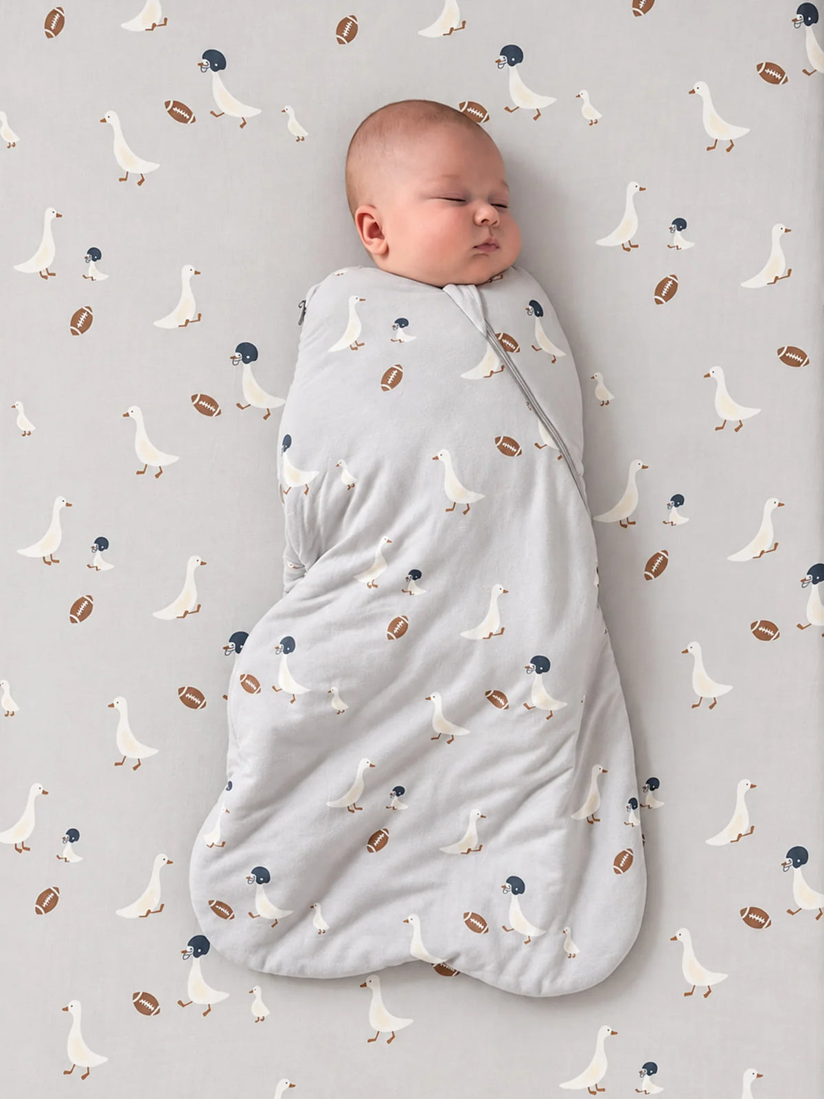 Swaddle Sleep Sack Football Goose