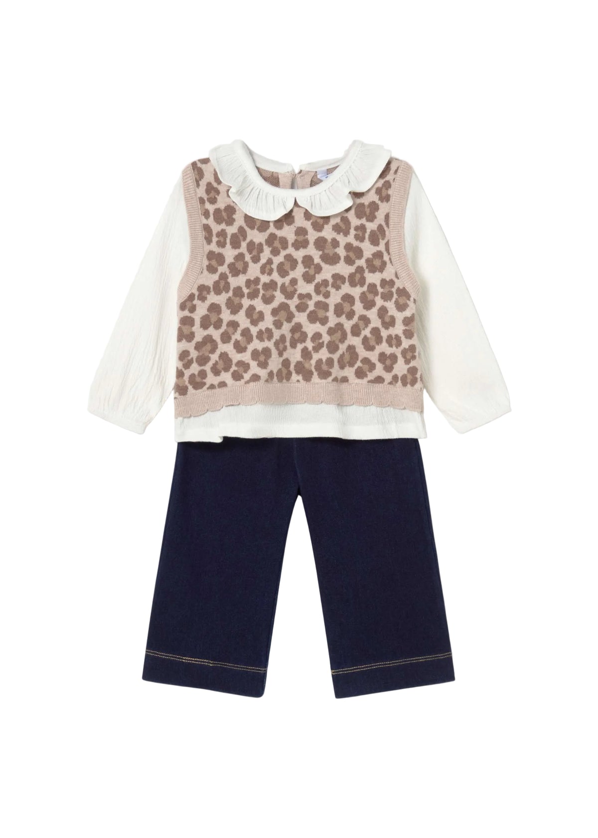 Leopard Vest & Pant Set