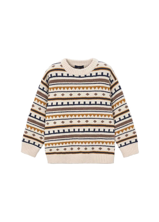 Jacquard Sweater Oat