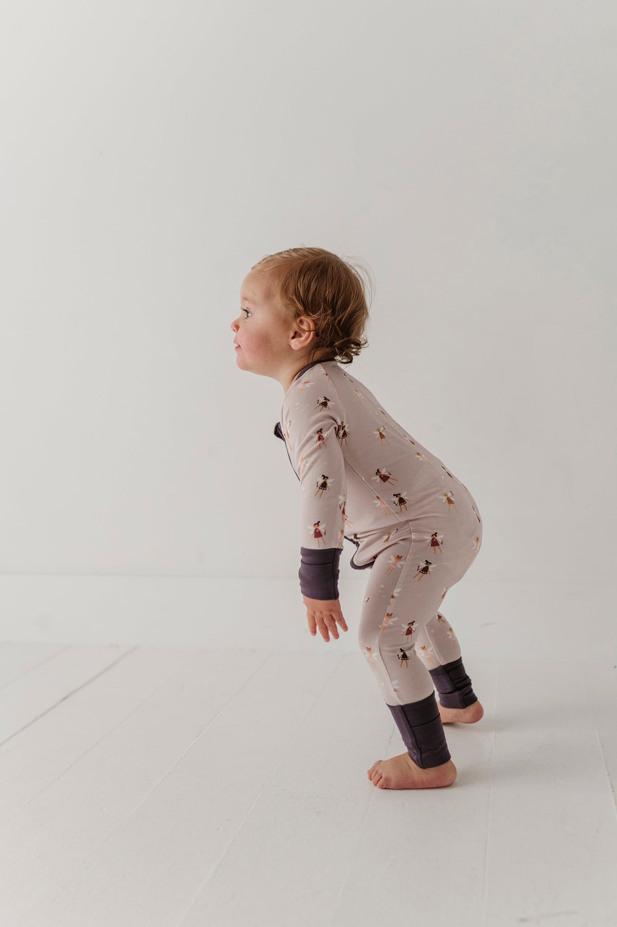 Long Sleeve Zip Romper Fairies