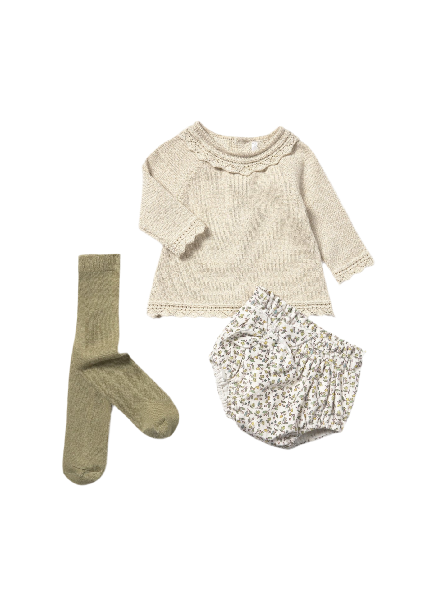 Sweater & Bloomer 3 Piece Set