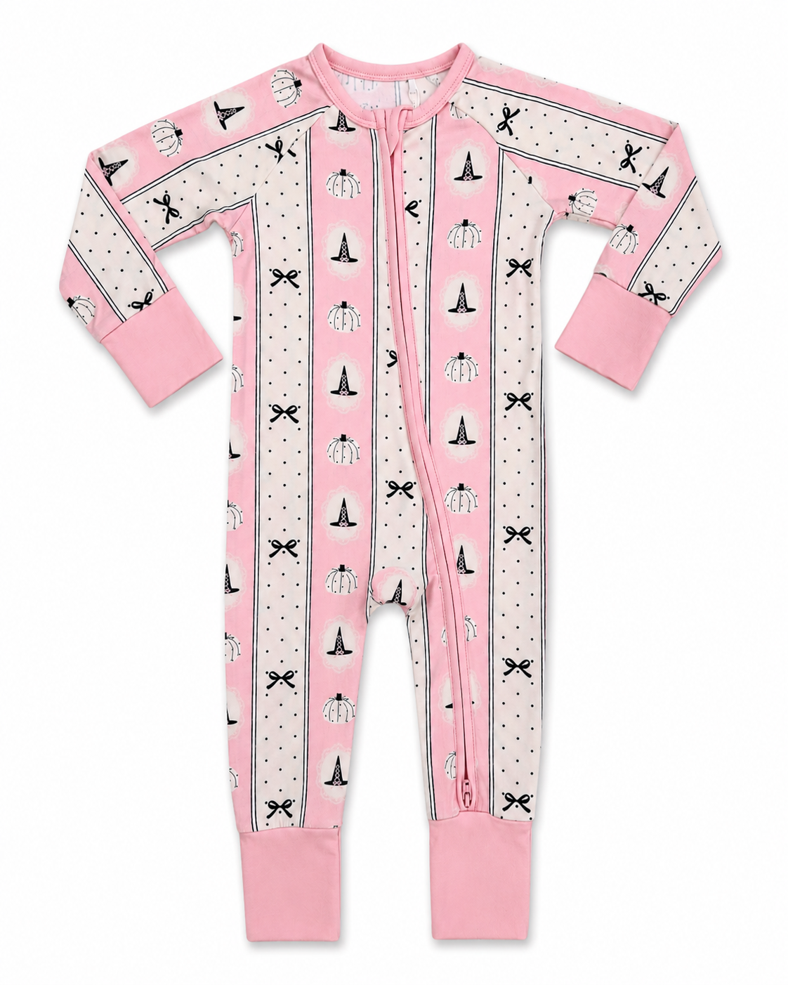 Pretty Little Pumpkin Zipper Romper