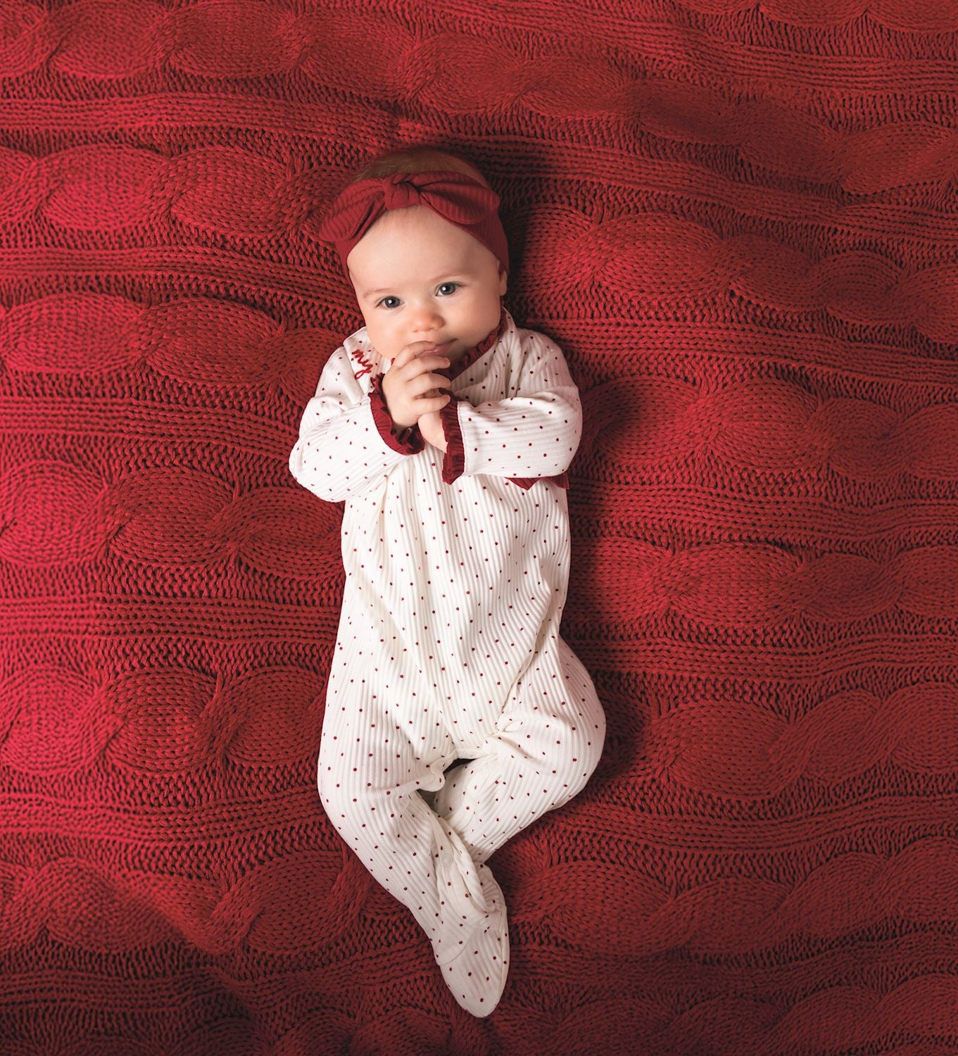 My 1st Christmas Sleeper & Headband Set