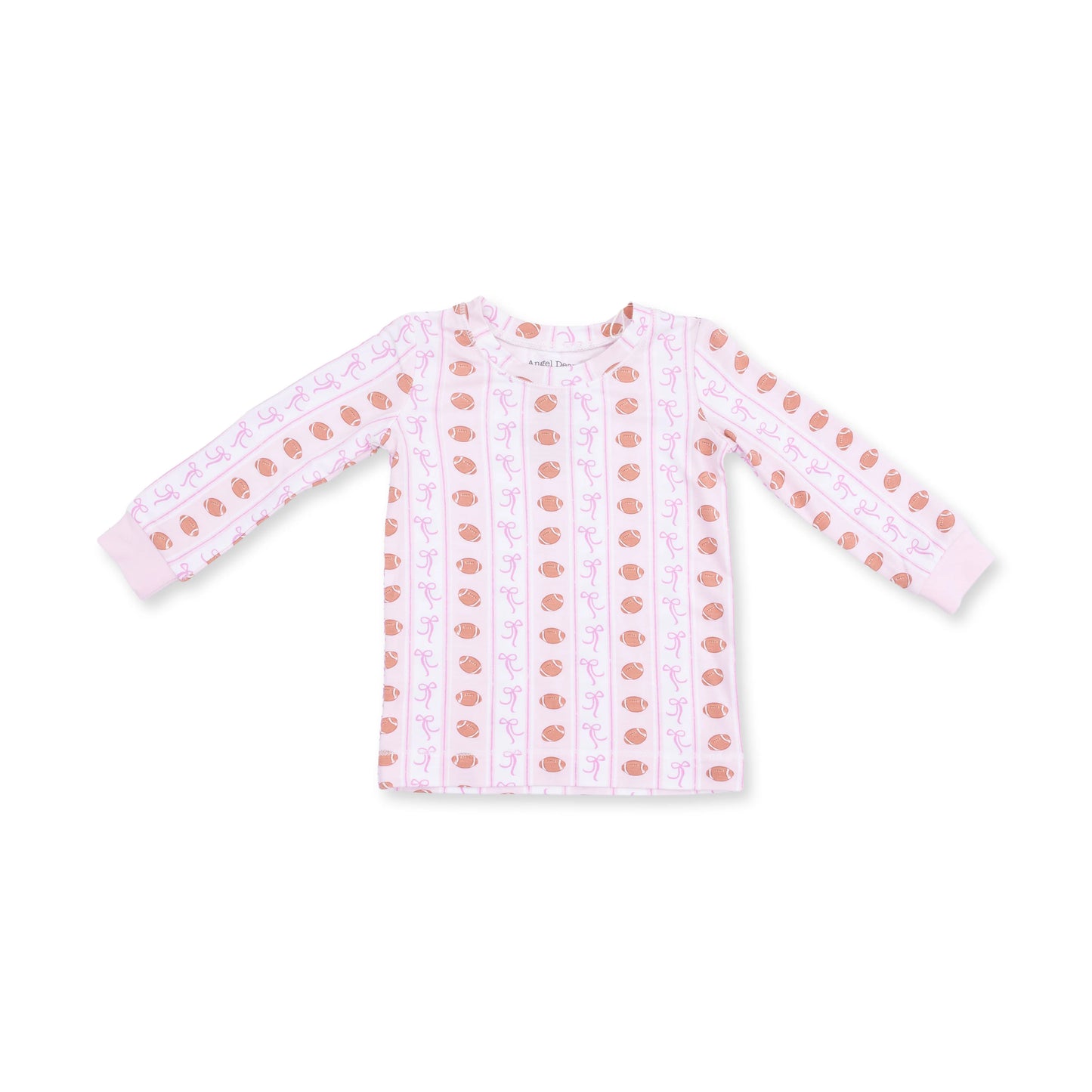 Football Stripe Long Sleeve Loungewear Set