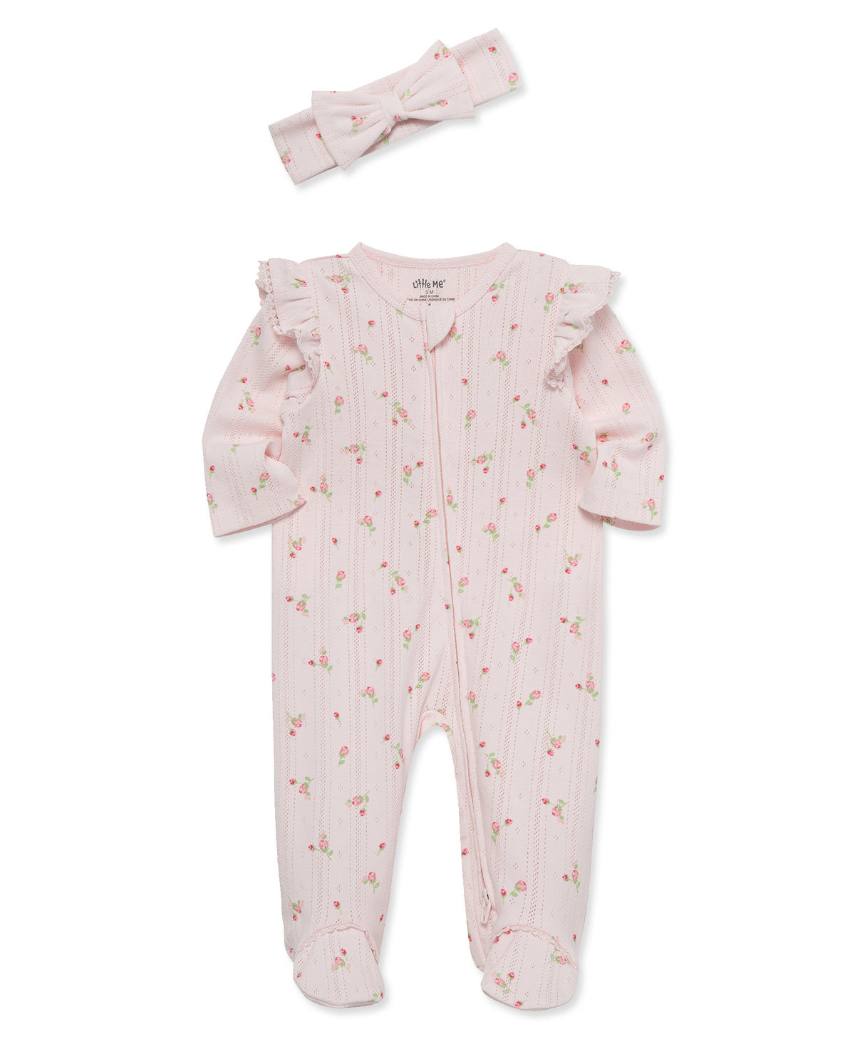Sweet Rose Pink Footie