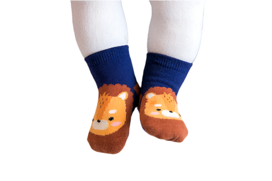 Lion Zoo Baby Animal Socks