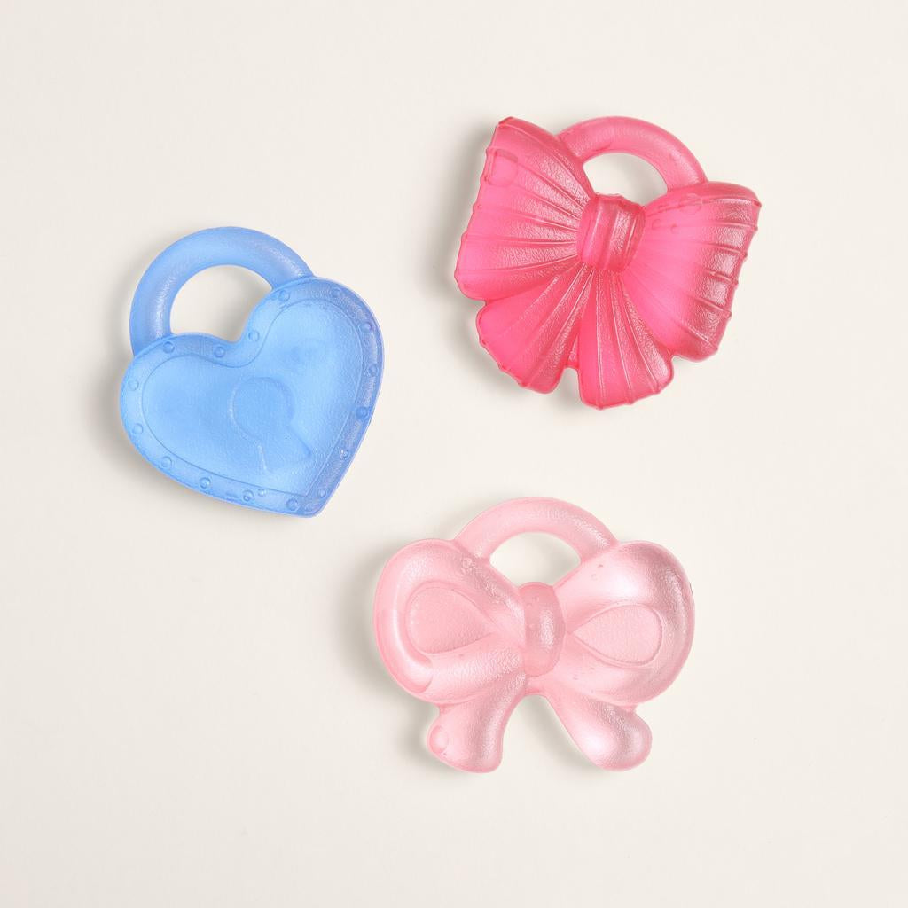 Cutie Coolers Water Filled Teethers (3 Pack) Bow
