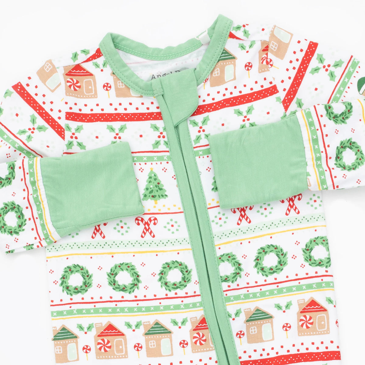 Gingerbread Fair Isle Uni Convertible Romper