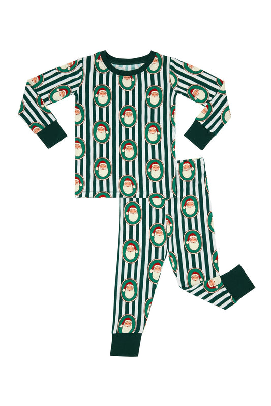 Green Santa Claus Lane Two Piece Set