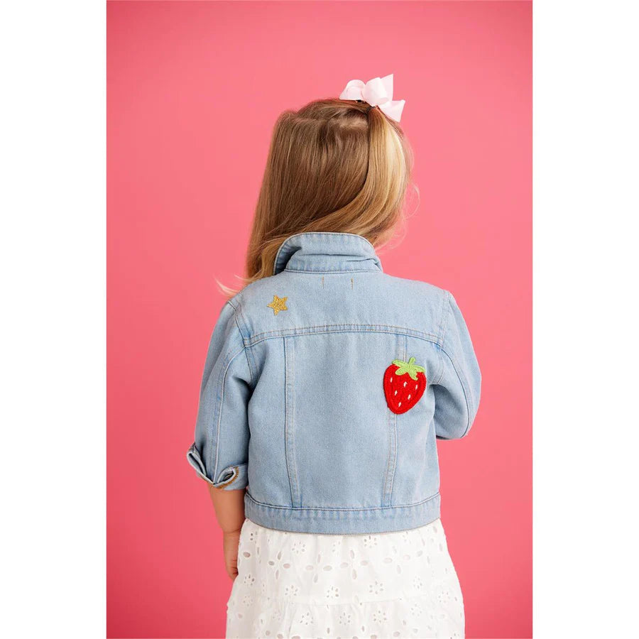 Ruffle Patch Toddler Denim Jacket