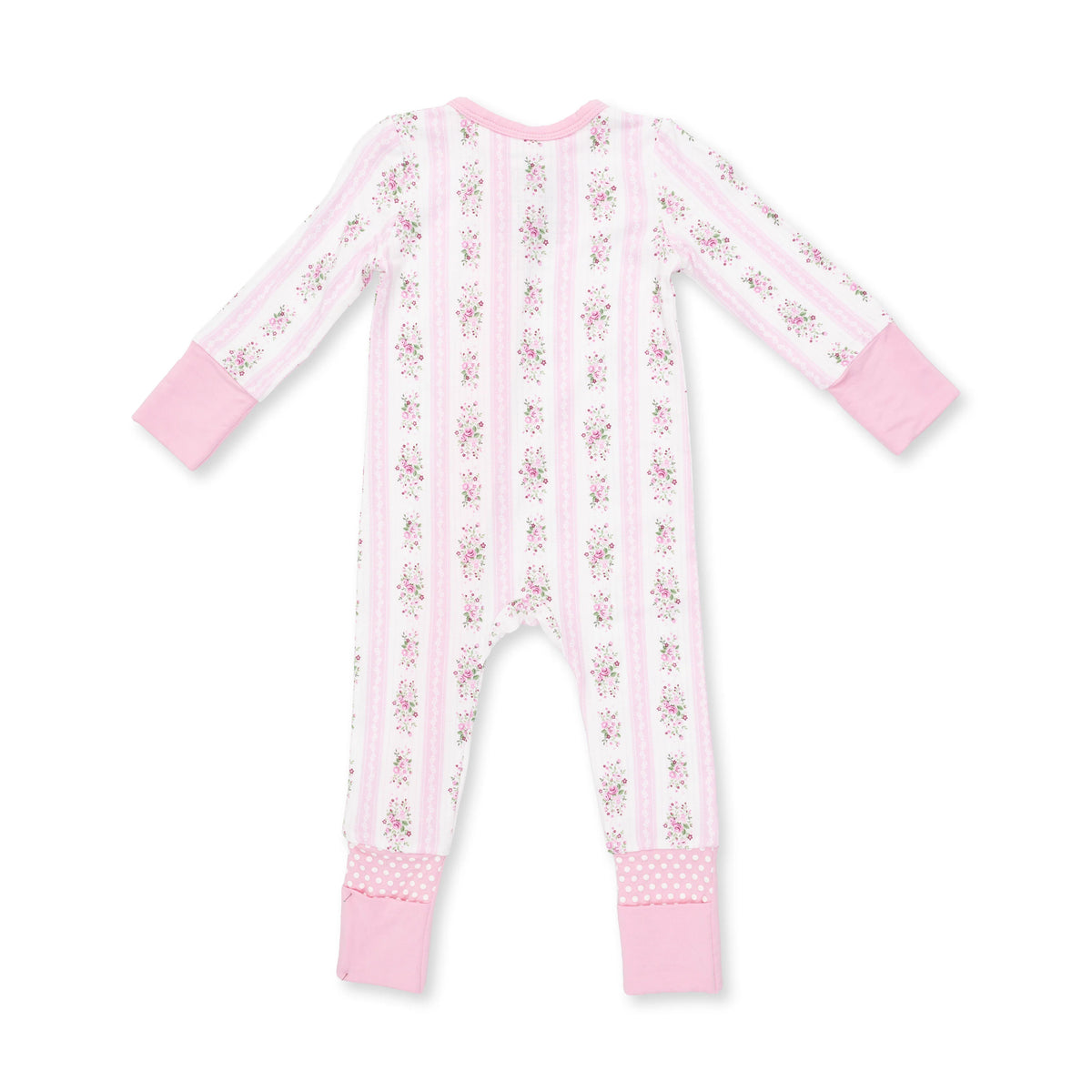 Bella Rose Stripe Convertible Romper