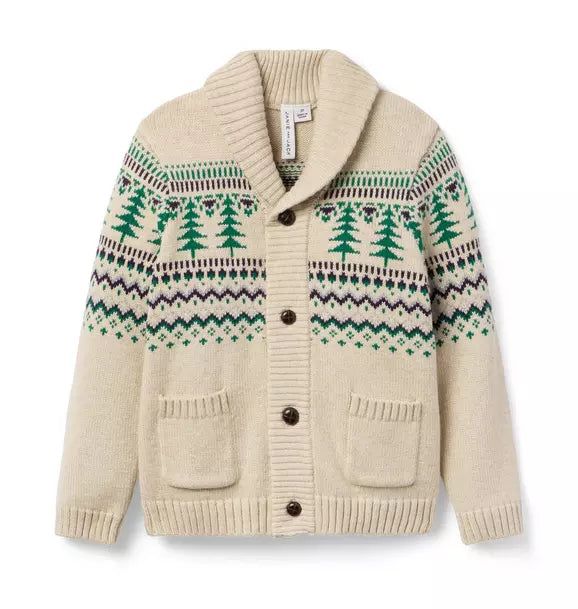 The Evergreen Fair Isle Cardigan