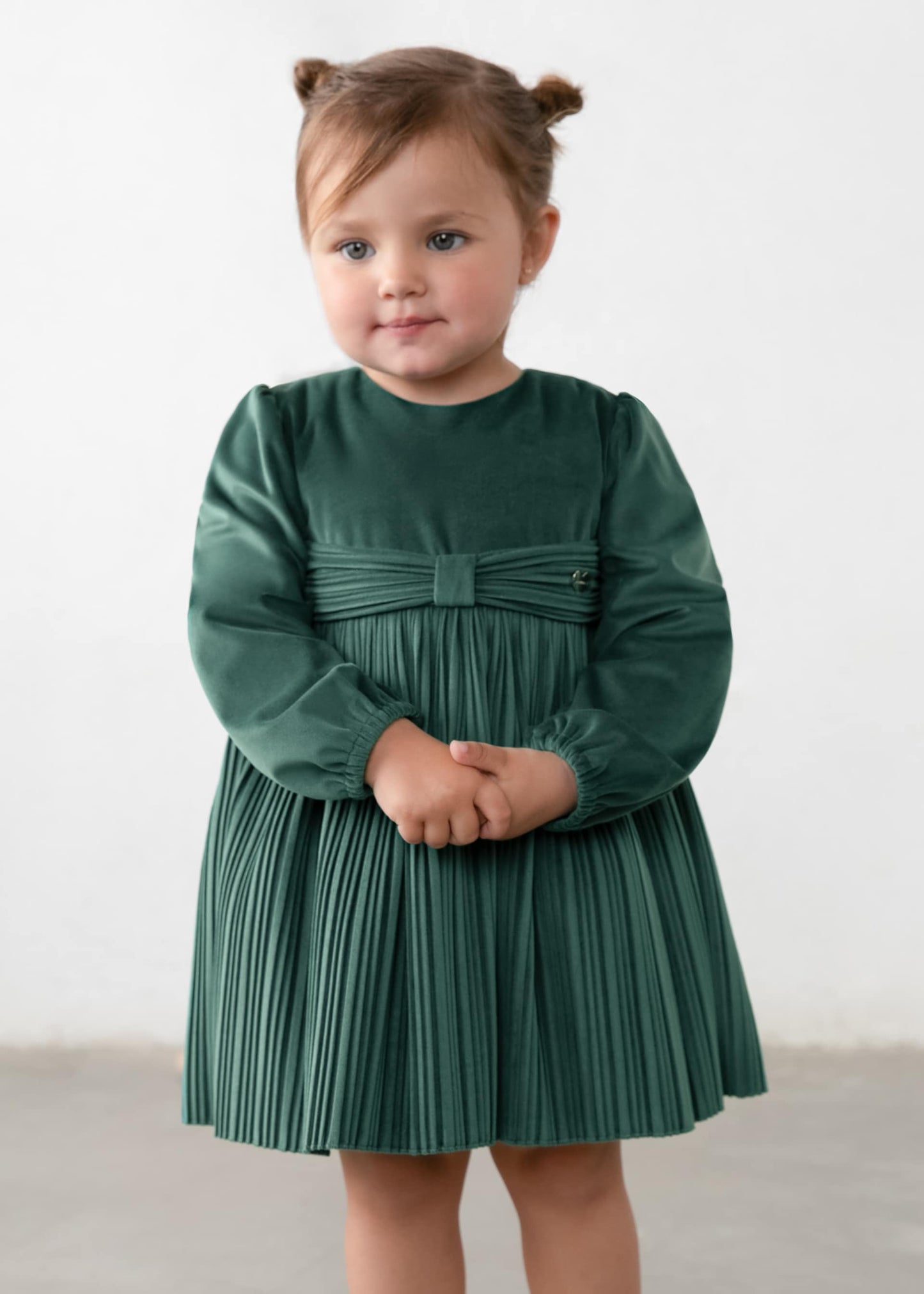 Green Velvet Dress