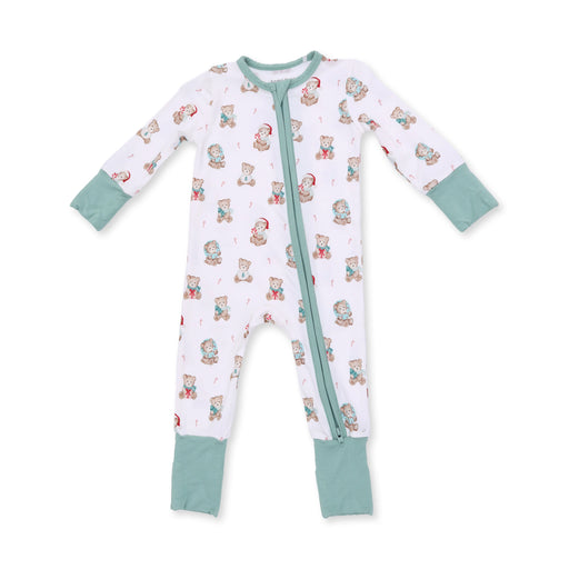 Christmas Teddy Bears Uni Convertible Romper