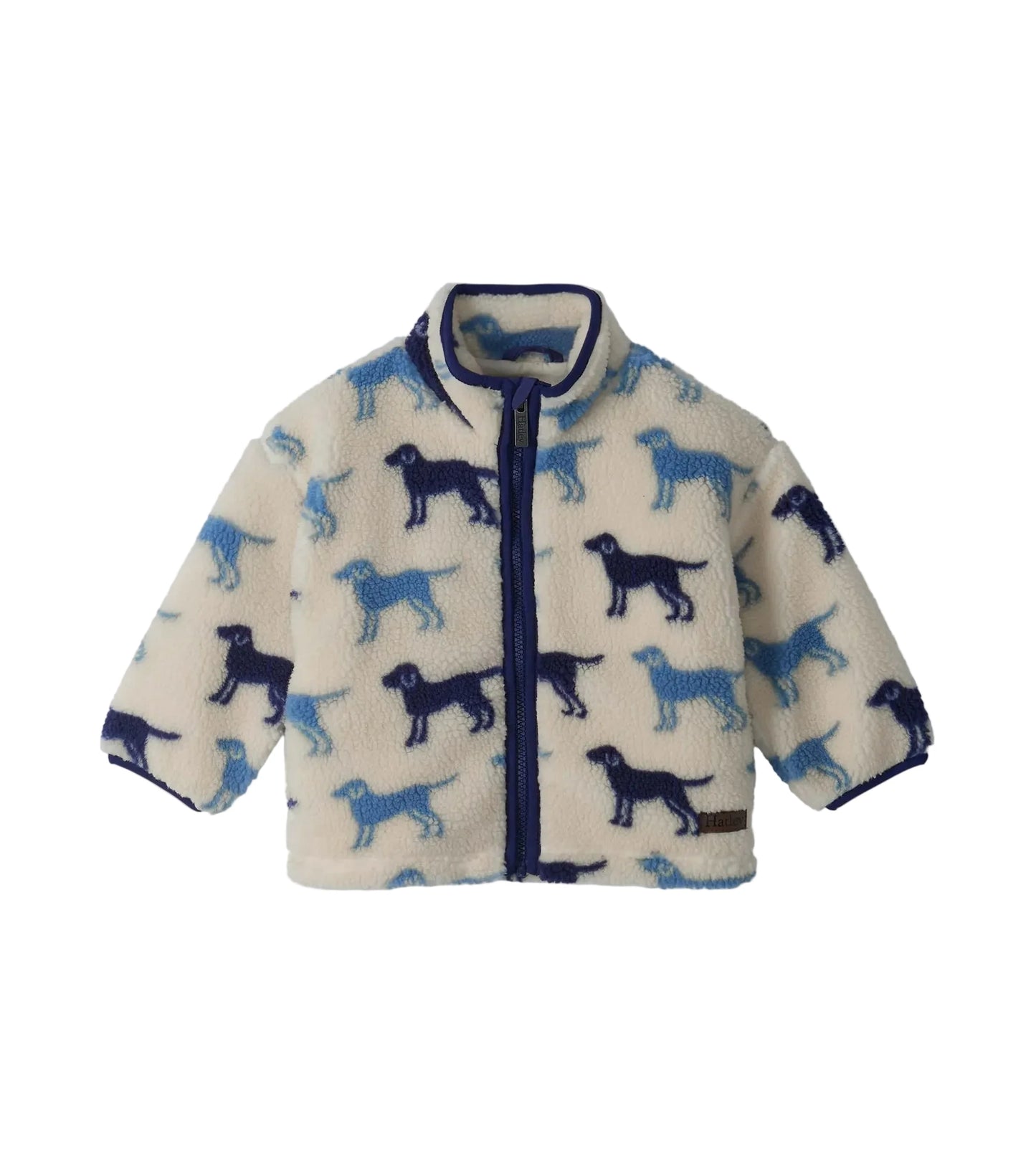 Lab Silhouette Mock Neck Faux Sherpa Jacket