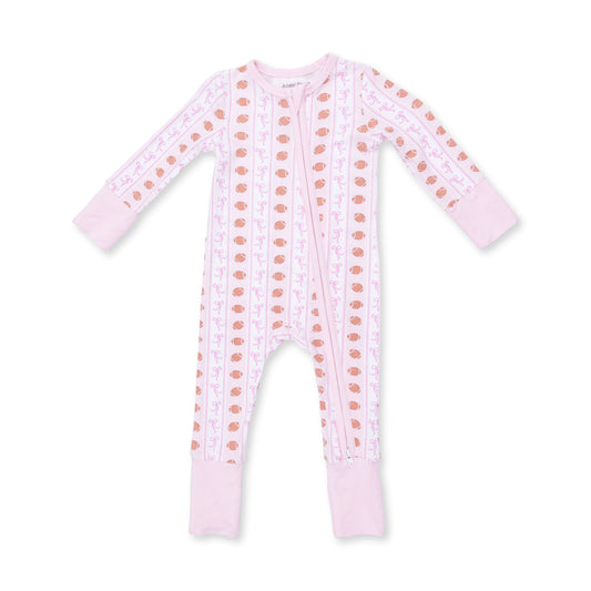Football Bow Stripe Convertible Romper
