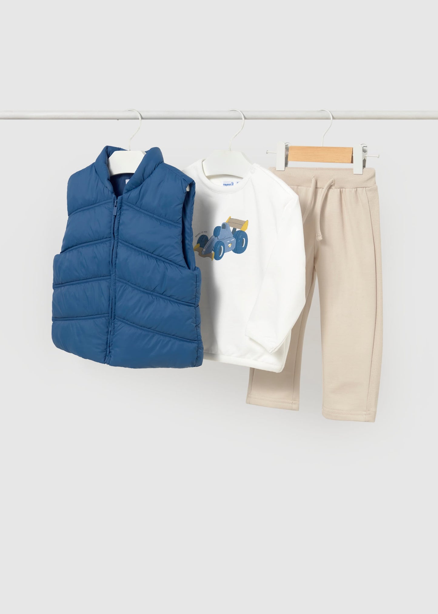 Pullover, Vest & Pant Set Race Car