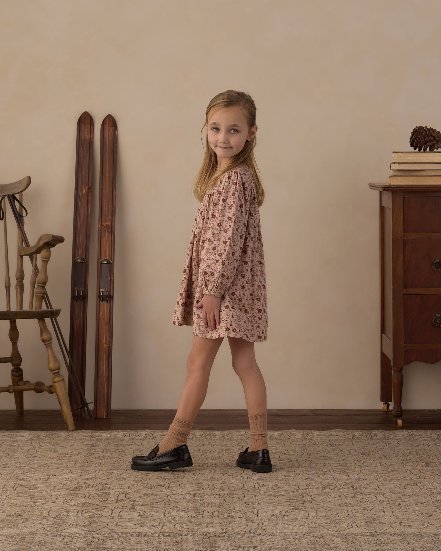 Selene Dress Pink Floral