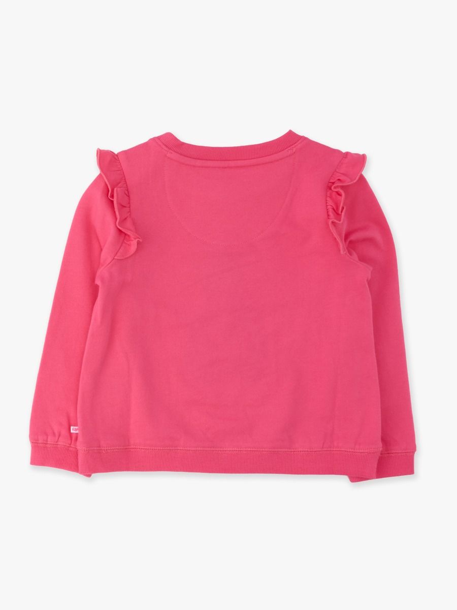 Christmas Tree Appliqué Flutter Sweatshirt