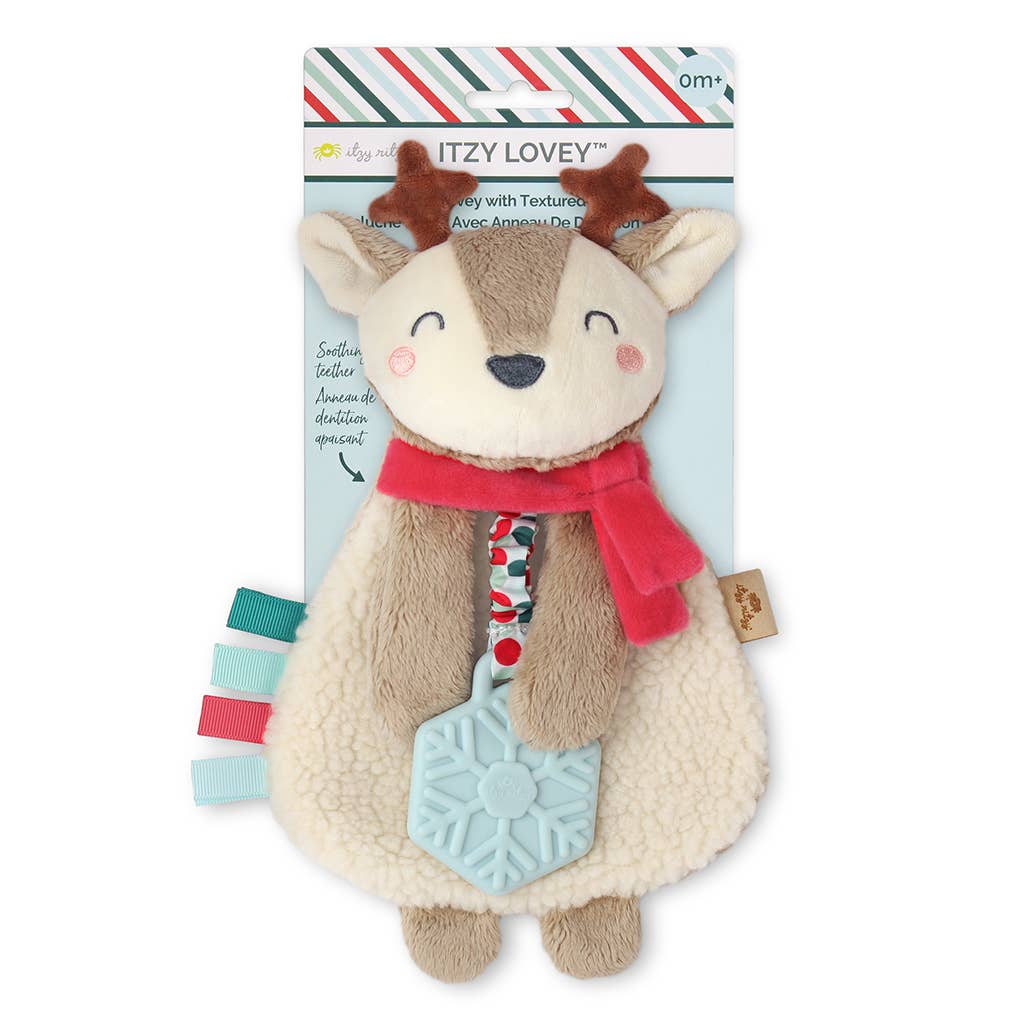 Holiday Itzy Lovey™ Plush + Teether Toy