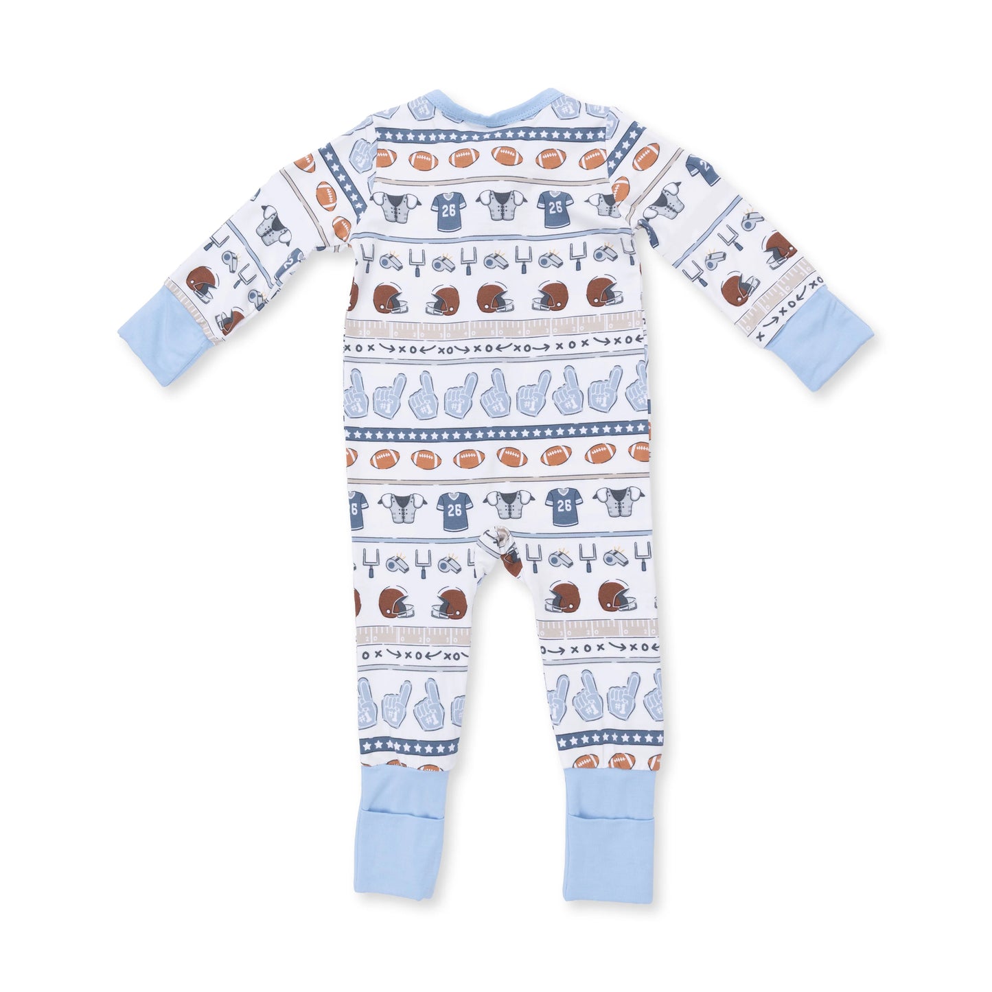 Football Stripe Convertible Romper