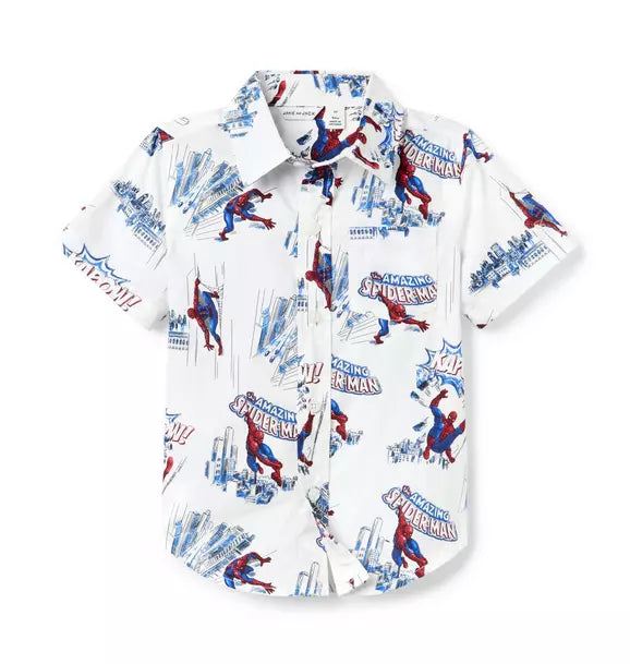 Marvel Spider-Man Poplin Shirt