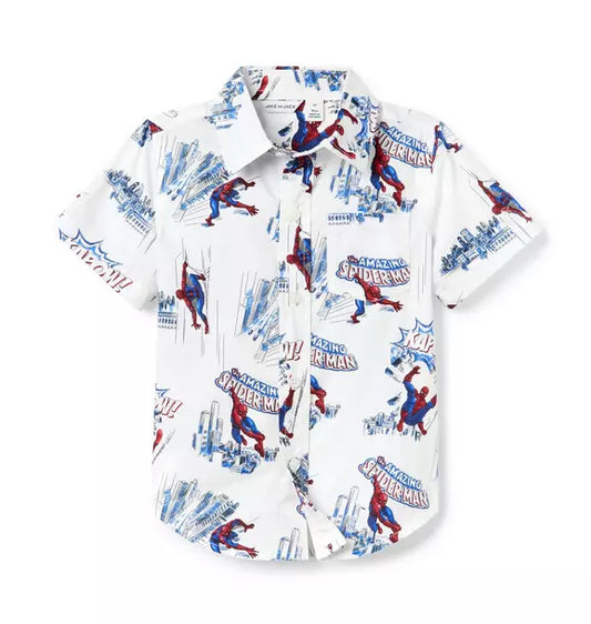 Marvel Spider-Man Poplin Shirt