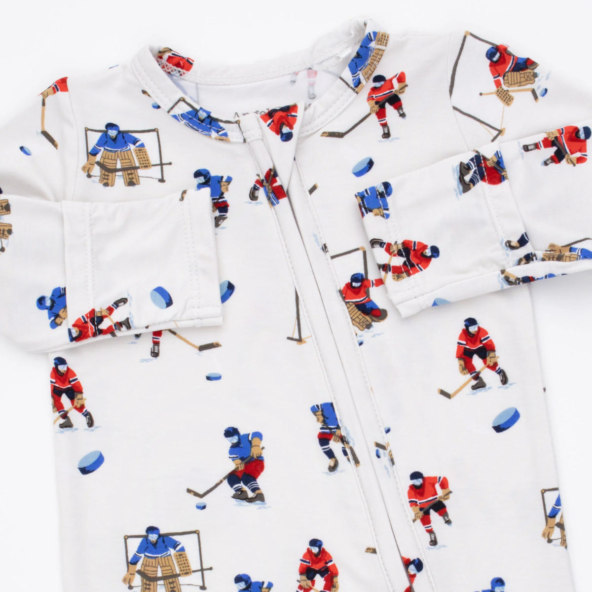 Hockey Players 2 Way Zipper Footie