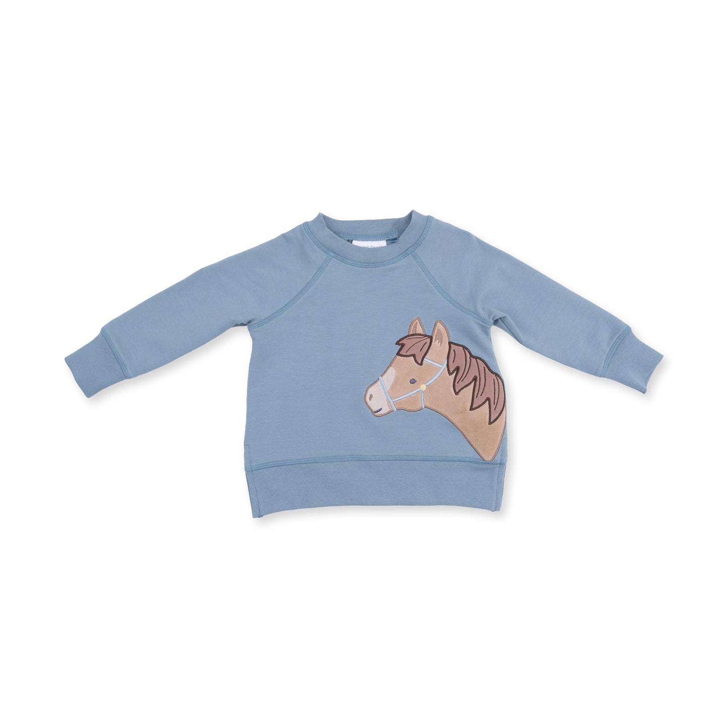 Horse Head Raglan Sweatshirt