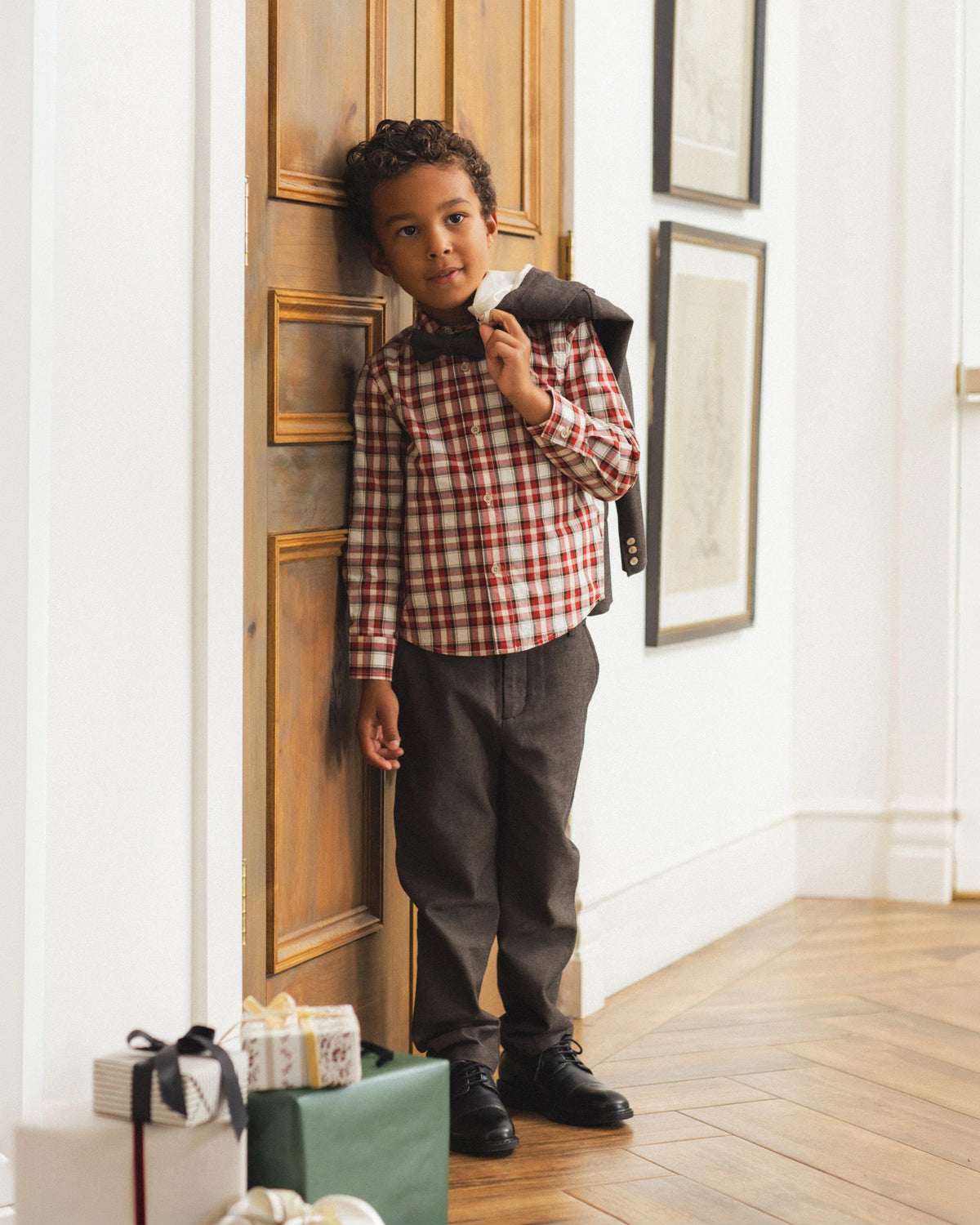 Harrison Button Down Holiday Tartan