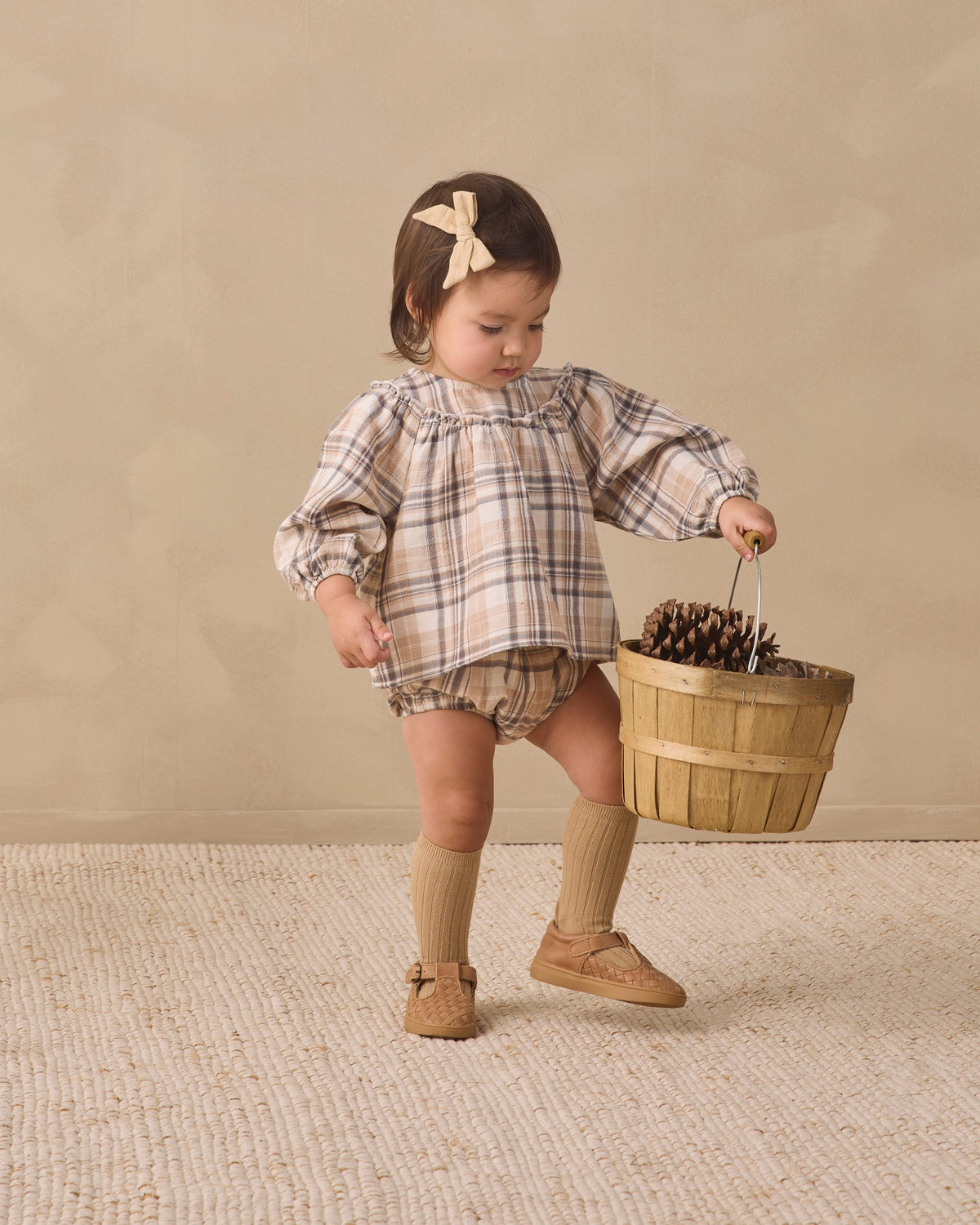 Mia Top + Bloomer Set Fall Plaid