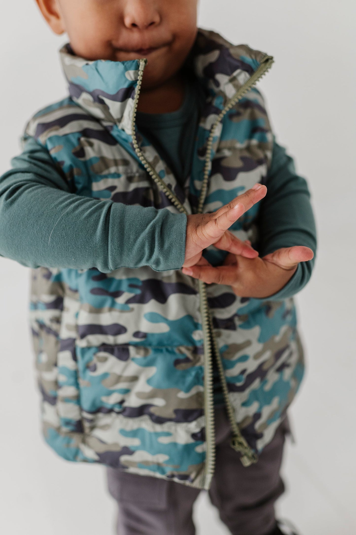 Puffer Vest Camouflage
