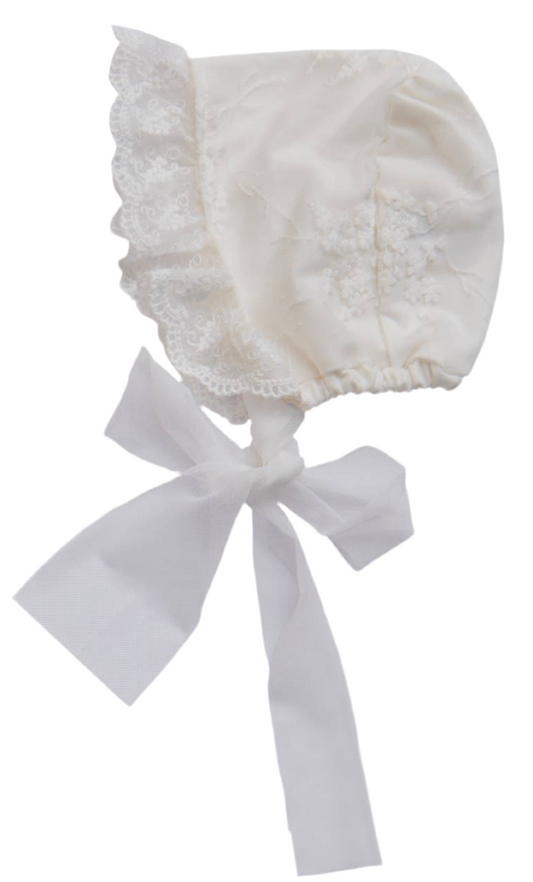 Anna Corinne Heirloom Baby Bonnet