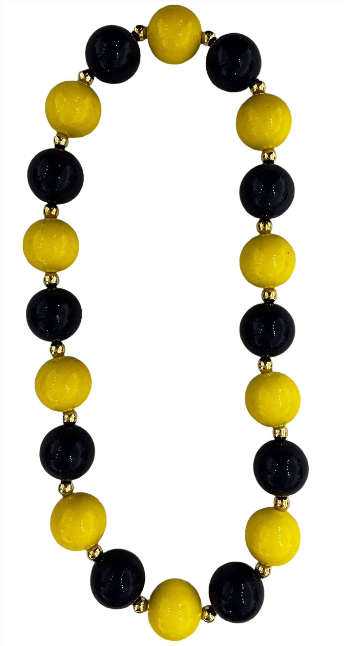 University of Michigan Bubblegum Necklace