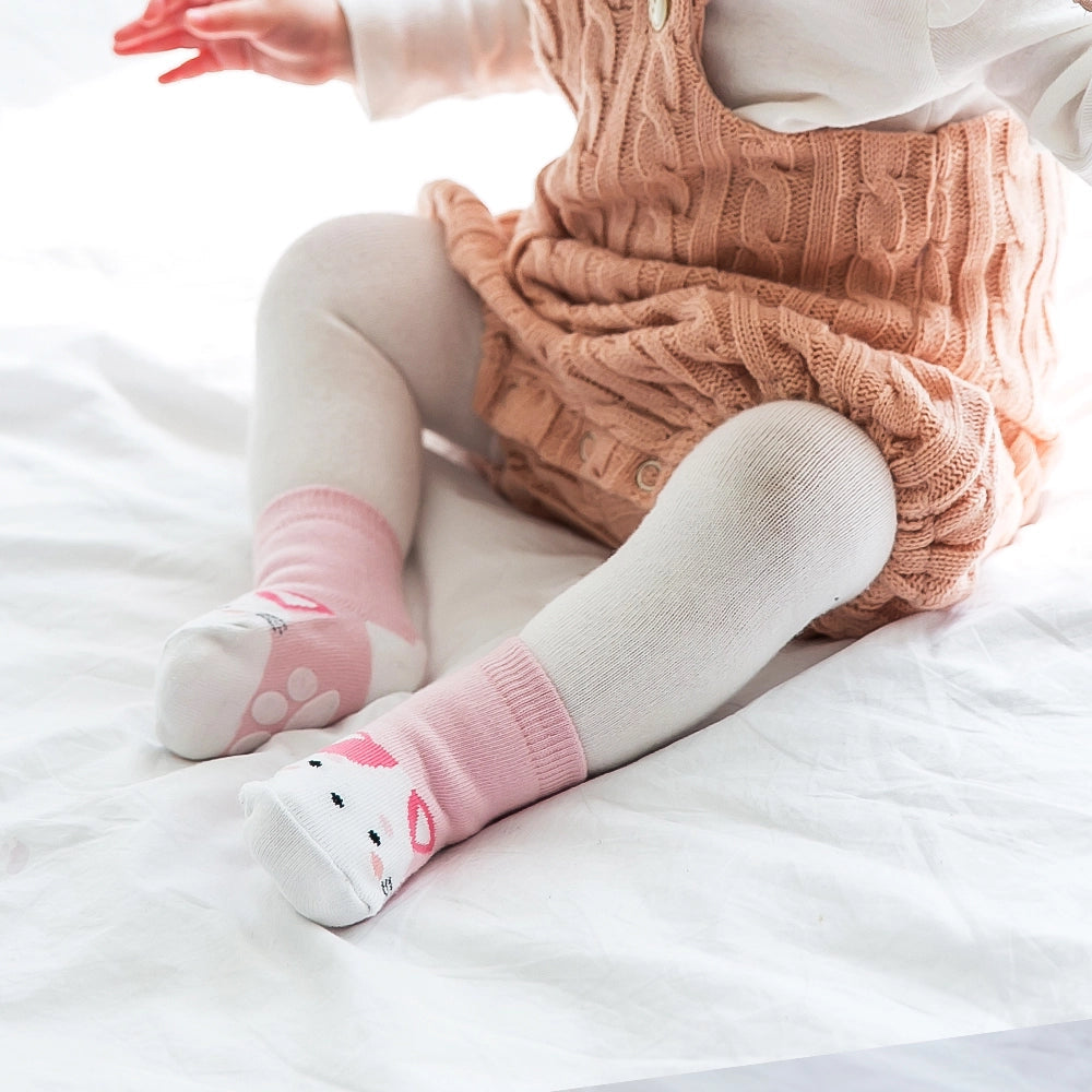 Non-Slip Grip Ankle Socks Cat Zoo