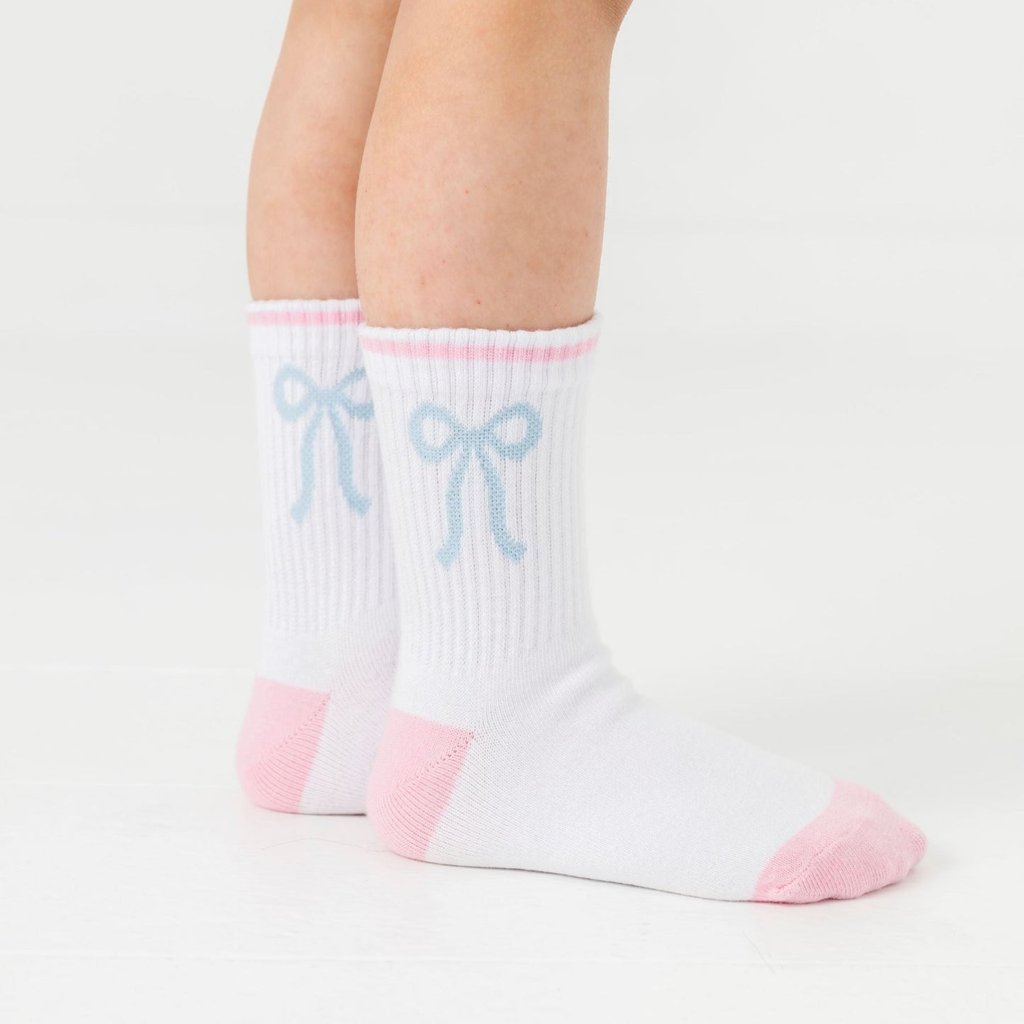 Crew Socks 3-Pack Teddy Bow