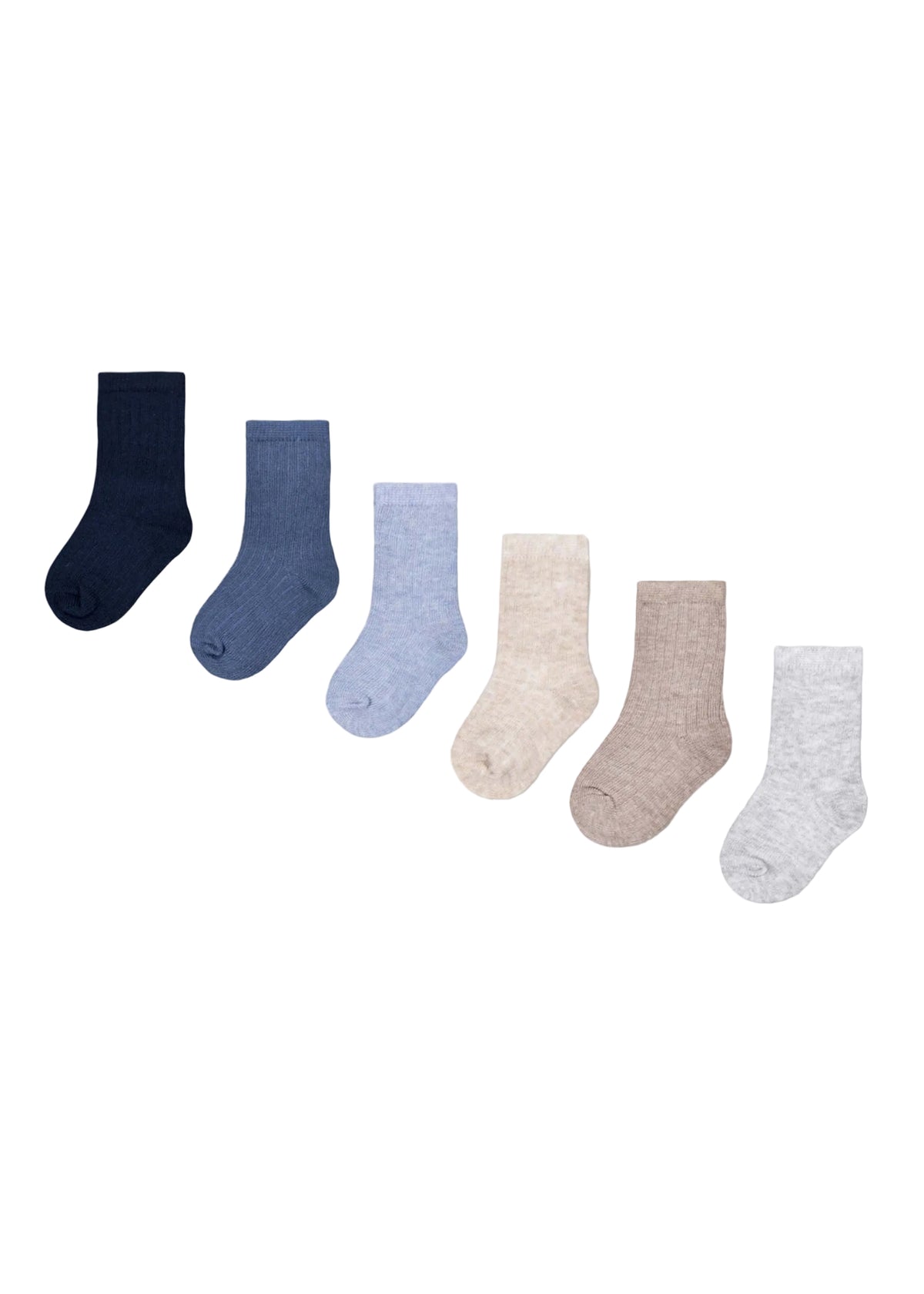 Set of 6 Socks Blue