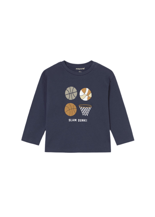 Long Sleeve Basketball Tee