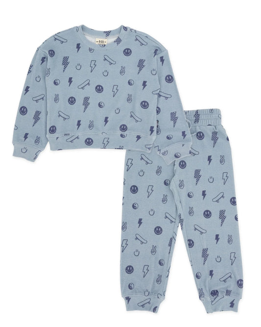 Celestial Blue Icon Hacci Set