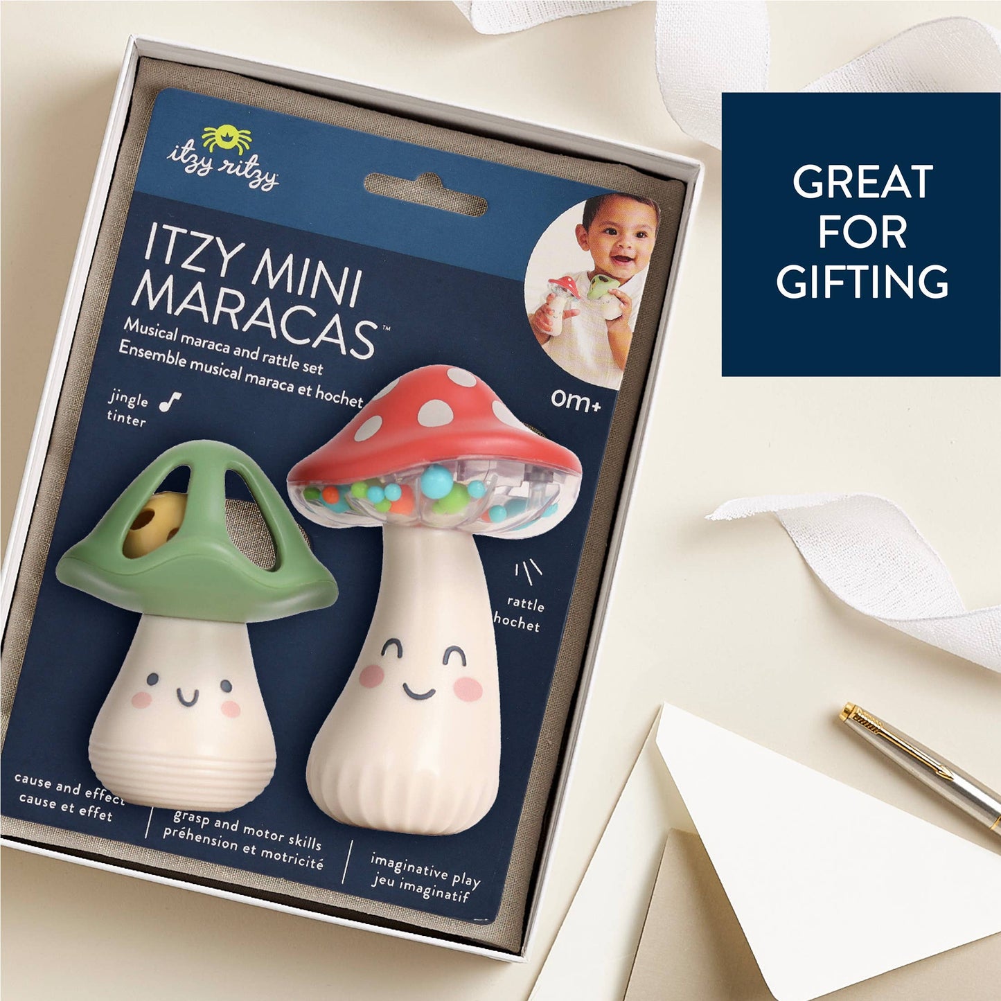 Itzy Mini Maracas™ Musical Rattle Set