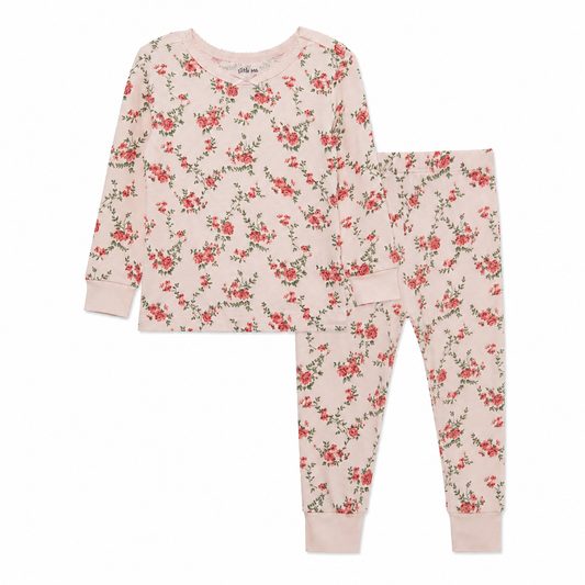 Floral Long Sleeve Bamboo PJ Set