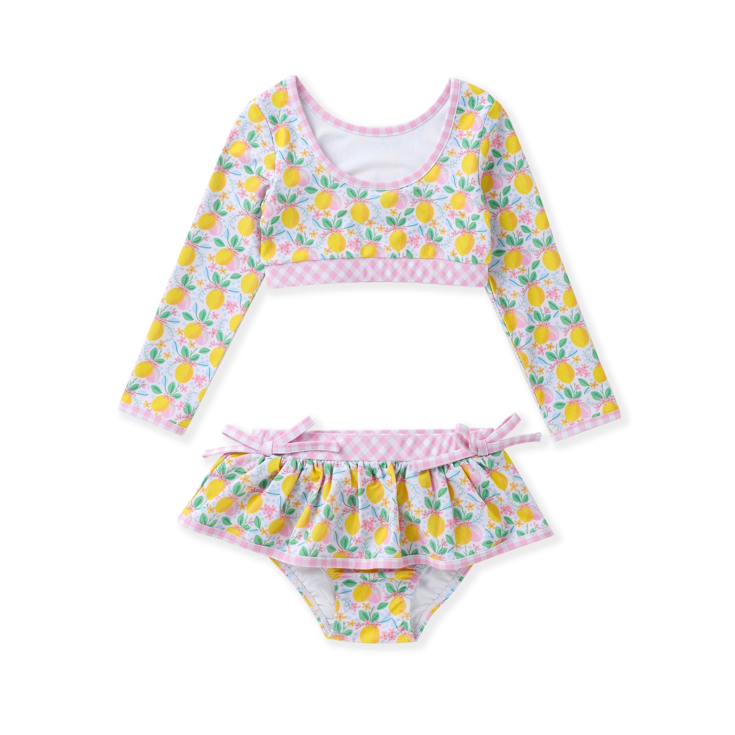 Two Piece Lemon Swim Suit