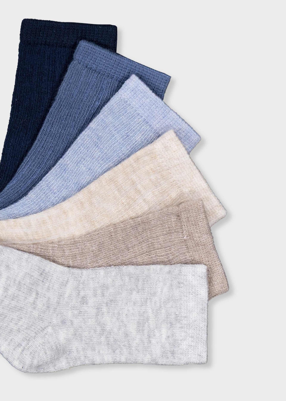 Set of 6 Socks Blue