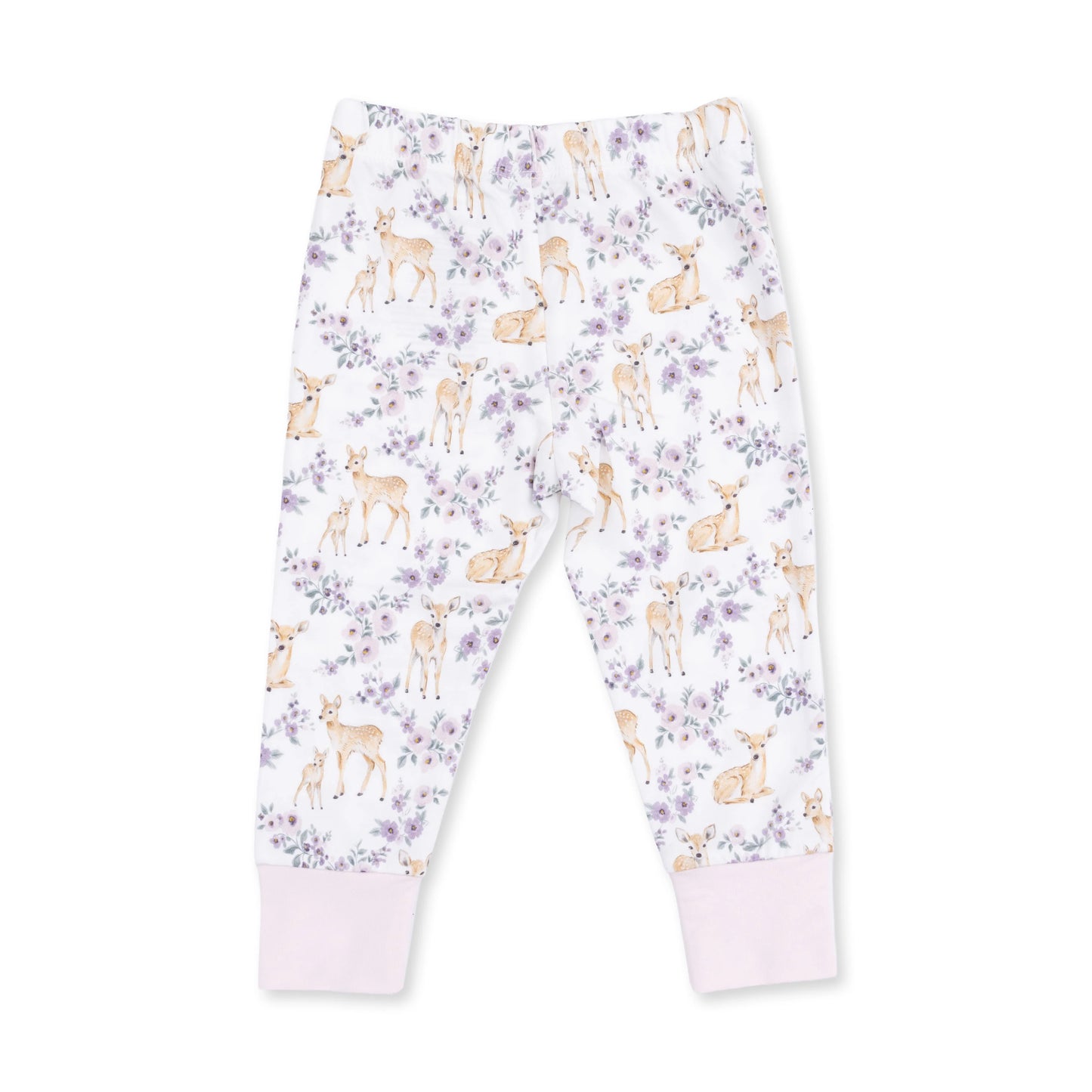Floral Deer Long Sleeve Loungewear Set