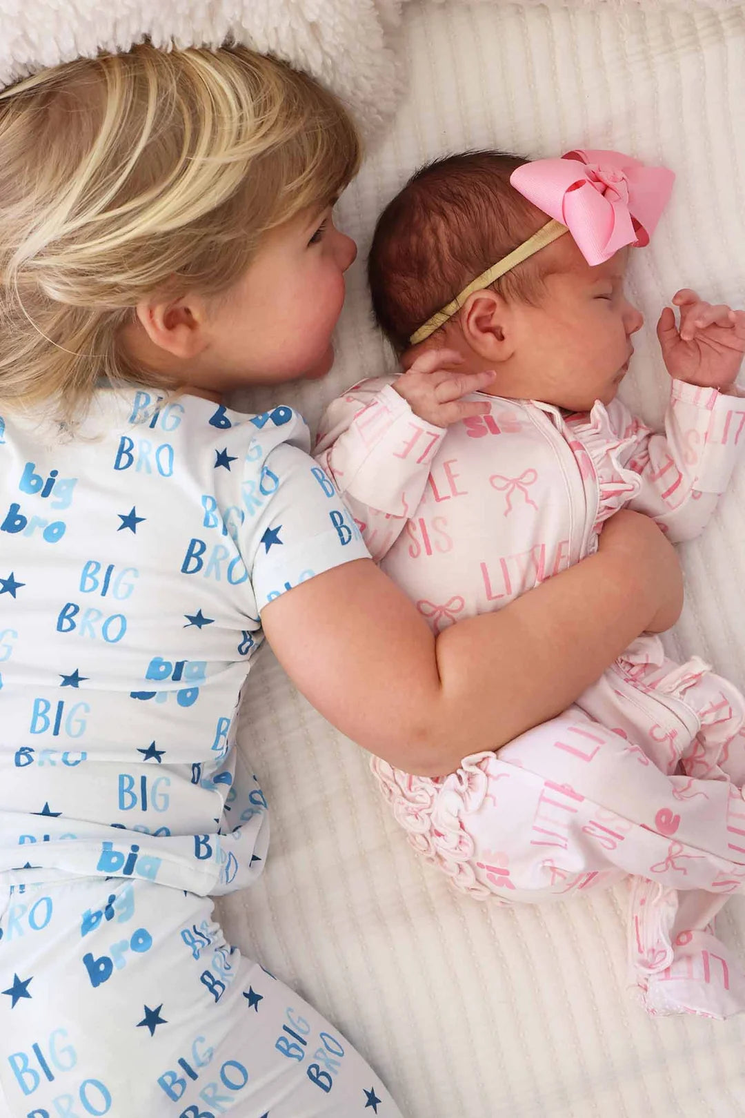 Ruffle Zipper Footie | Little Sis